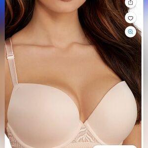 Paramour NWOT Elegant Nude Lace Bra